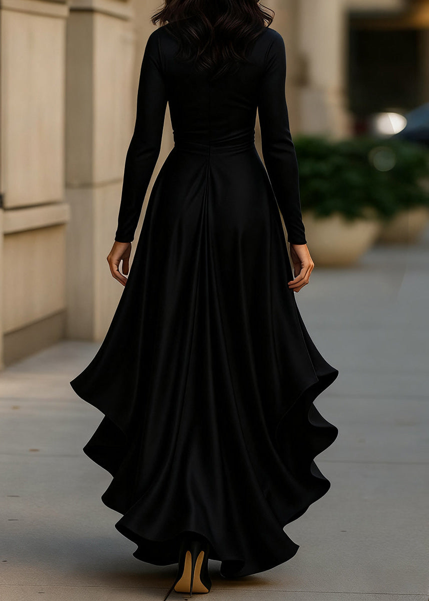 Dawn | Women’s High Low A line Grad Maxi Dress