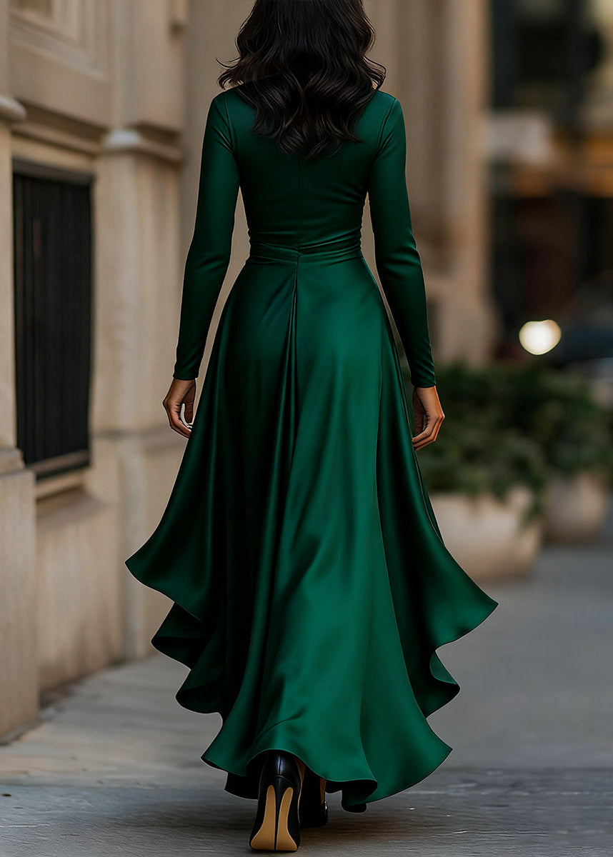 Dawn | Women’s High Low A line Grad Maxi Dress