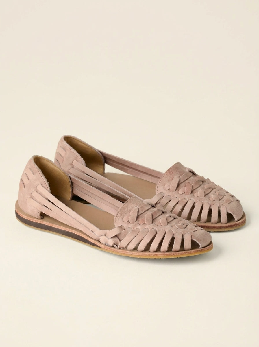 Amelia | Women’s Slip On Open Toe Ballet Flats