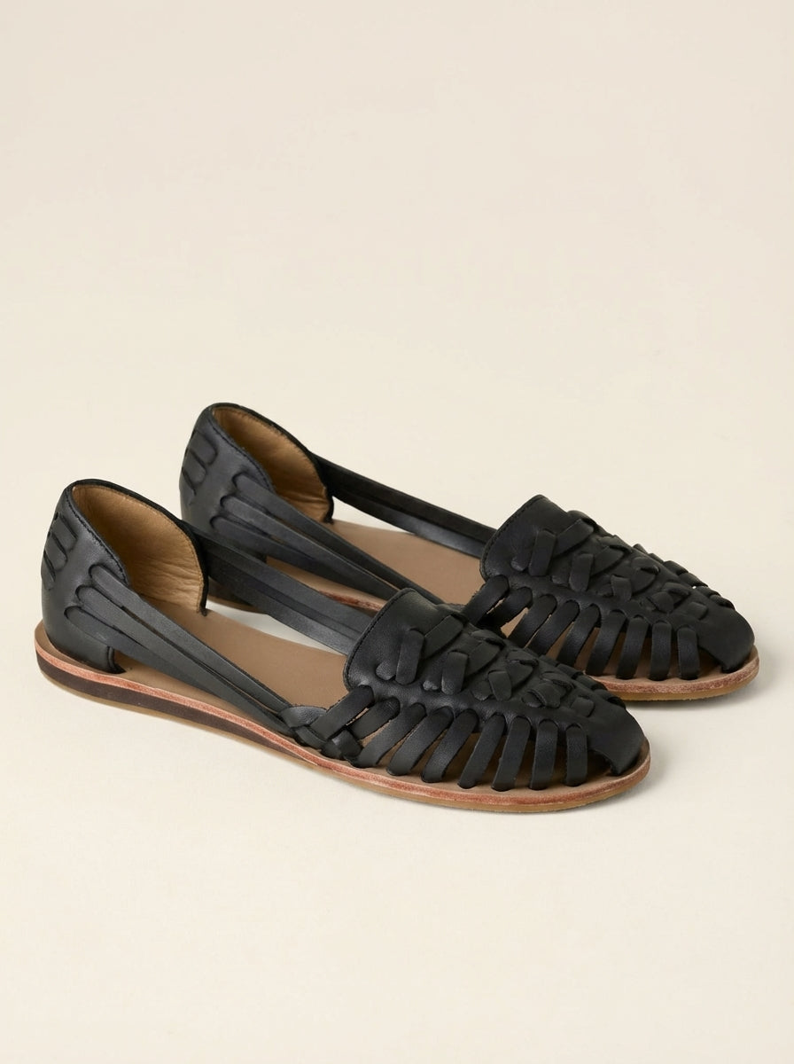 Amelia | Women’s Slip On Open Toe Ballet Flats