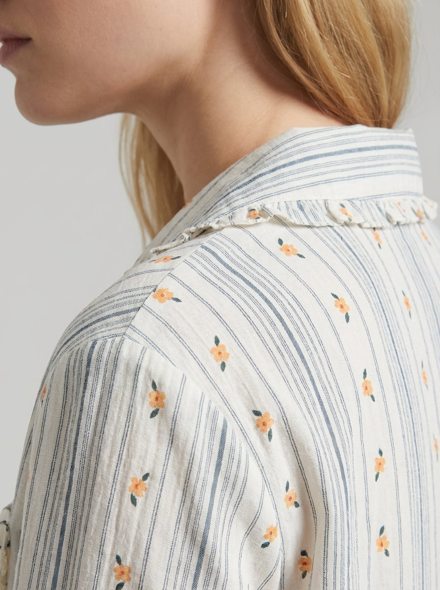 Elizabeth | Long Sleeve Button Down Pyjama Loungewear