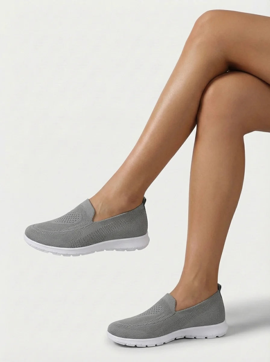 Jasmine | Women’s Round Toe Slip On Walking Sneakers