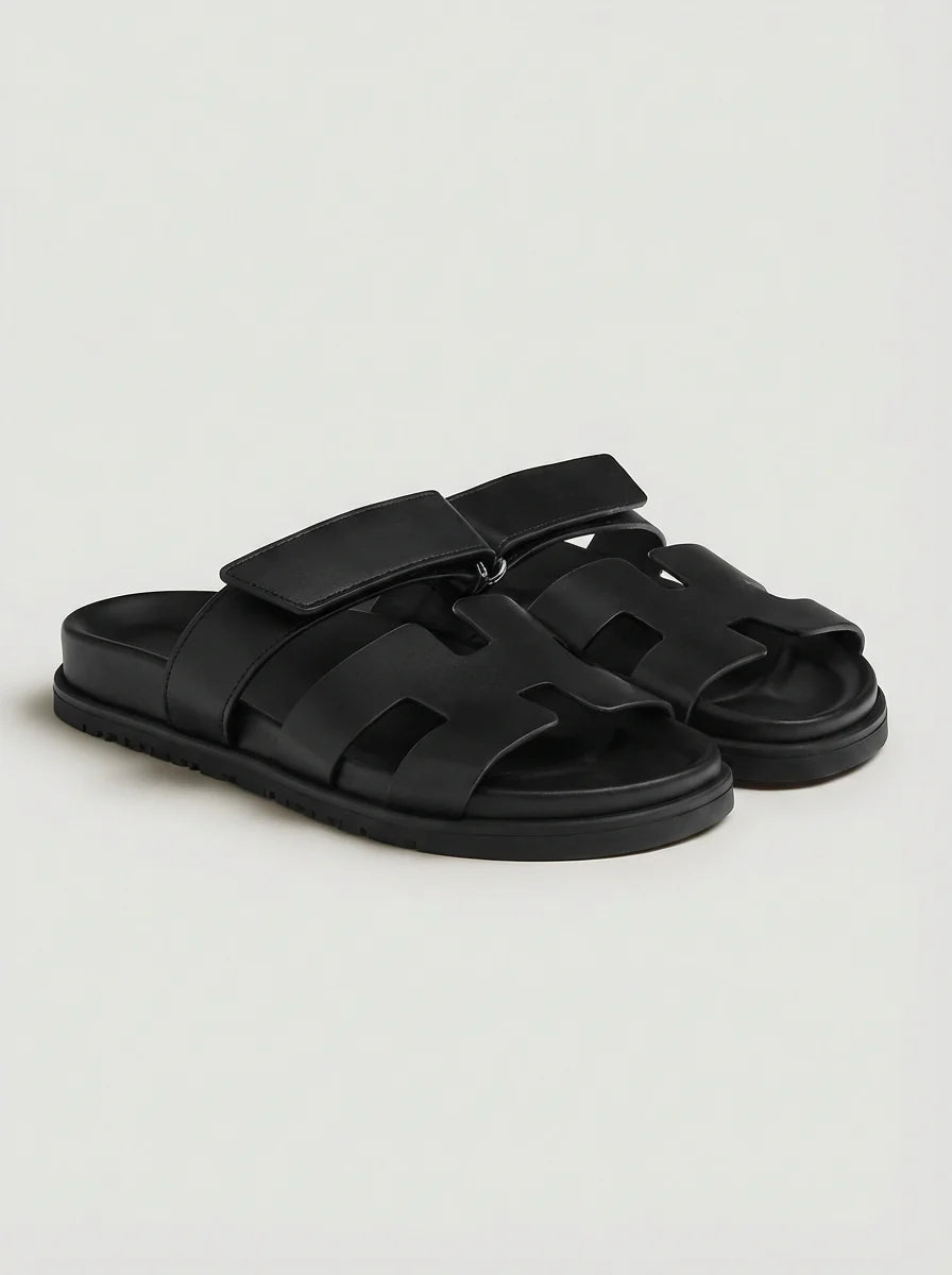 Leo | Men’s Wide Strap Open Toe Summer Slide Sandals