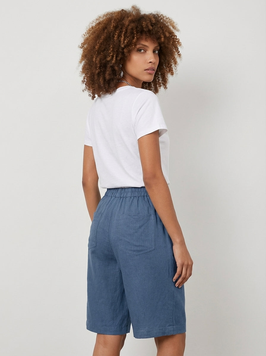 Mia | High Waisted Summer Lounge Shorts