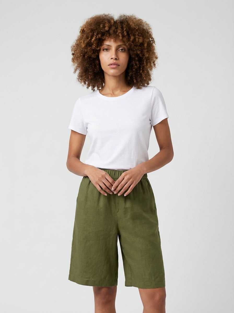 Mia | High Waisted Summer Lounge Shorts