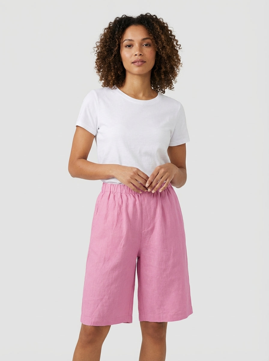 Mia | High Waisted Summer Lounge Shorts