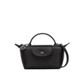 PENELOPE MINI LEATHER TOTE - NOIR