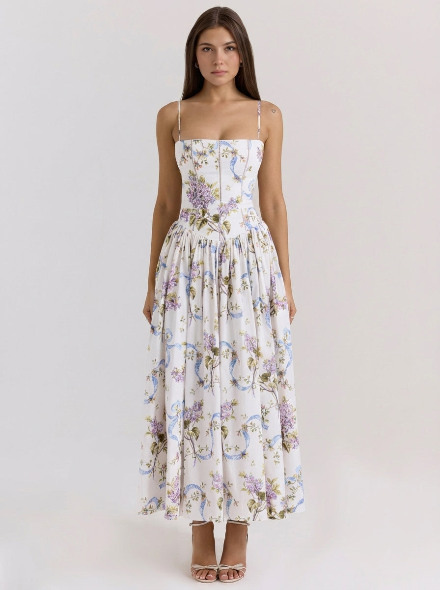 Rania | Floral Maxi Dresses A Line Sun Dresses