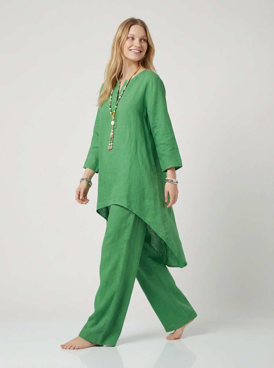 Sophia | Wide Leg Two Piece Lounge Set