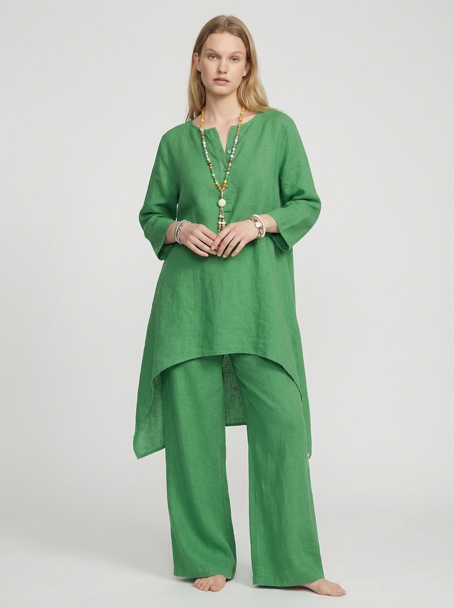 Sophia | Wide Leg Two Piece Lounge Set