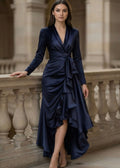 Dawn | Women’s High Low A line Grad Maxi Dress