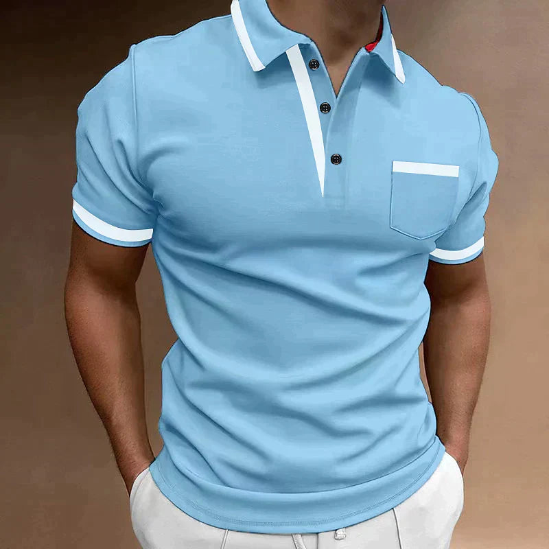 Leo | Men’s Daily Wear Button Polo Shirt