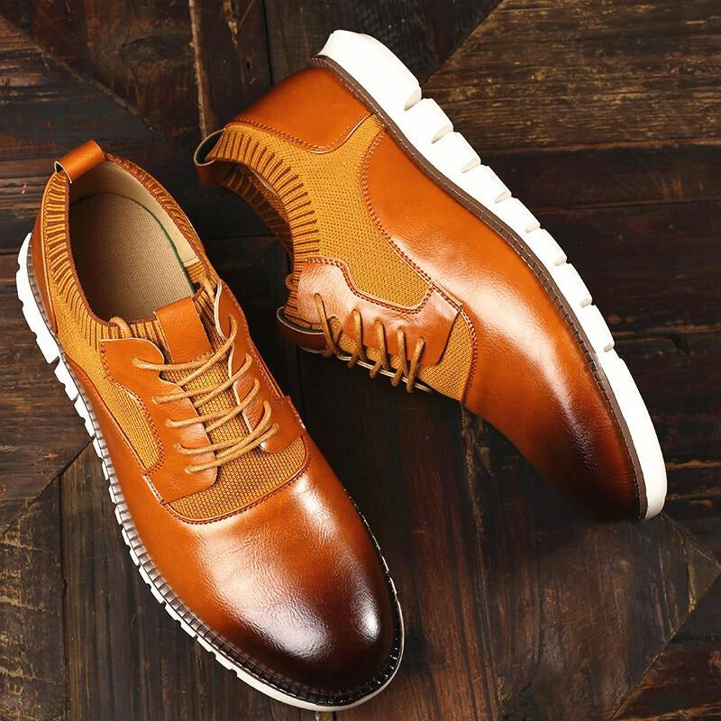 Adam | Men’s Lace Up Rounded Toe Dress Shoes