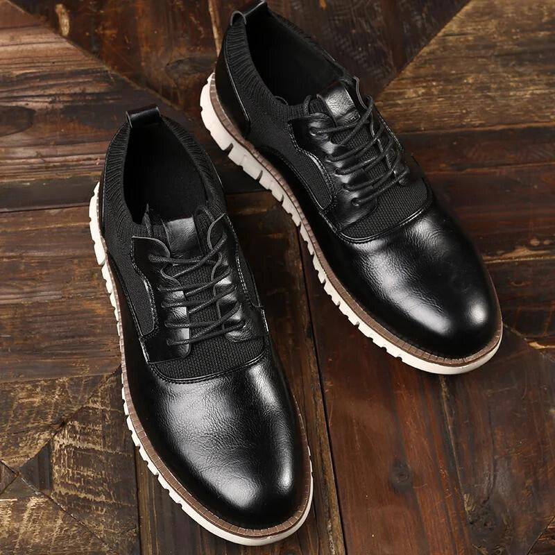 Adam | Men’s Lace Up Rounded Toe Dress Shoes