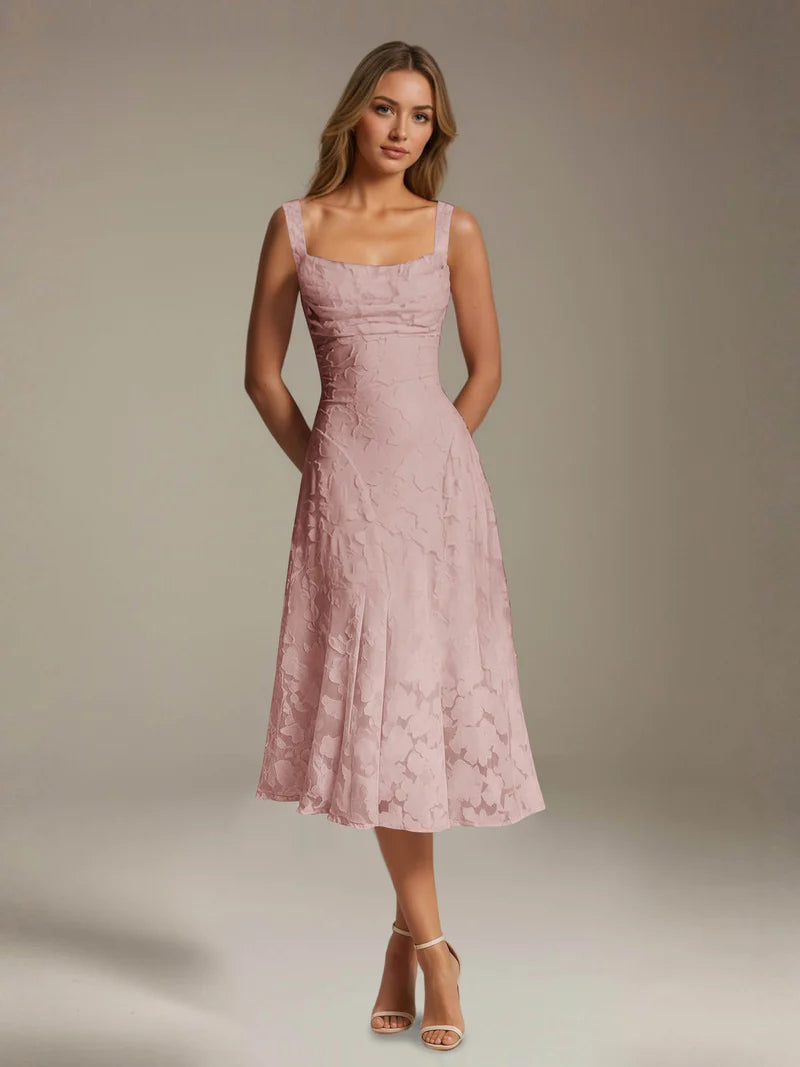 Adena | Women's Floral Sleeveless Summer Midi Dress