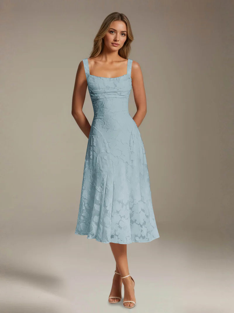 Adena | Women's Floral Sleeveless Summer Midi Dress