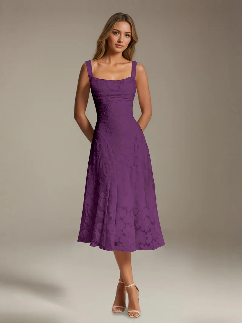 Adena | Women's Floral Sleeveless Summer Midi Dress
