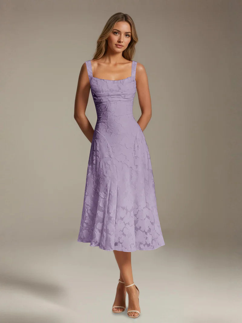 Adena | Women's Floral Sleeveless Summer Midi Dress