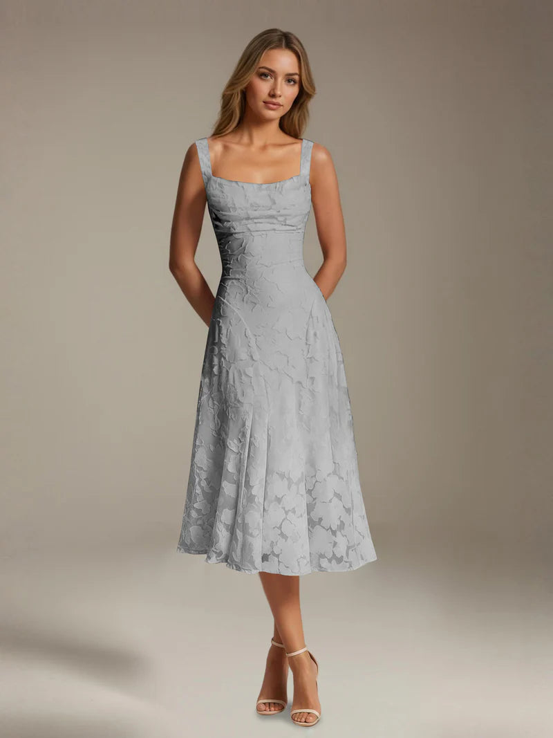 Adena | Women's Floral Sleeveless Summer Midi Dress