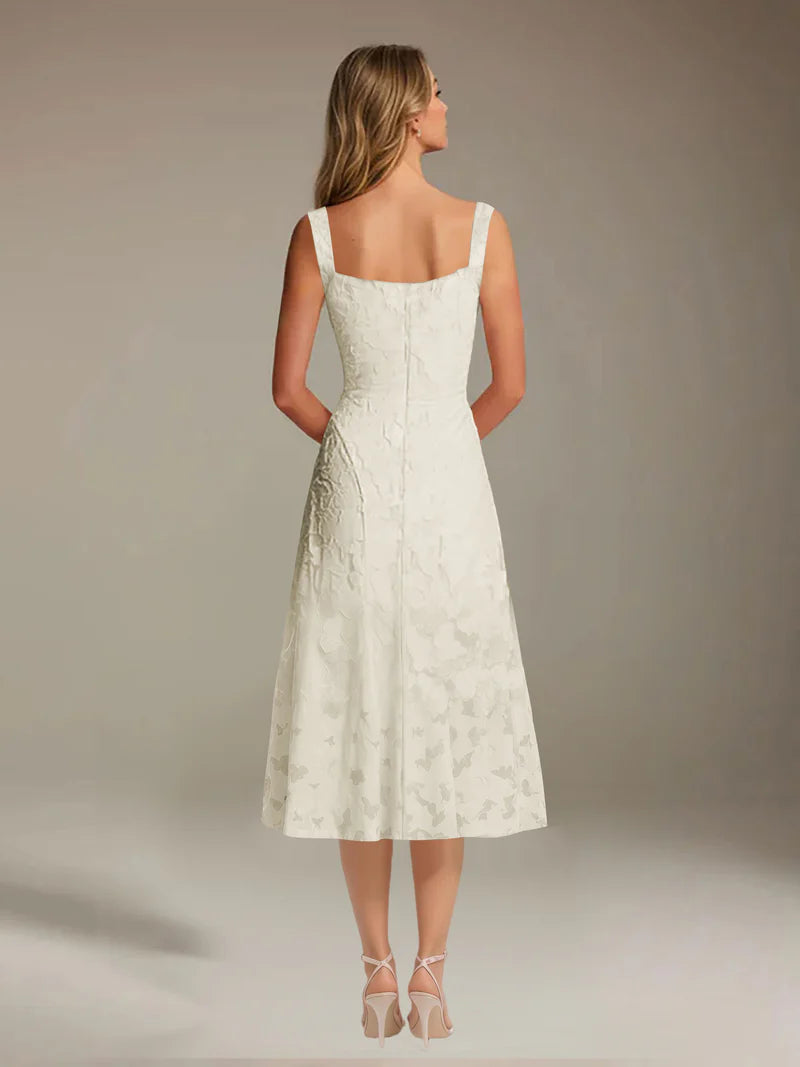 Adena | Women's Floral Sleeveless Summer Midi Dress