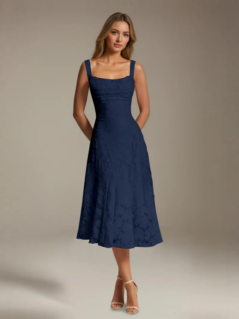 Adena | Women's Floral Sleeveless Summer Midi Dress