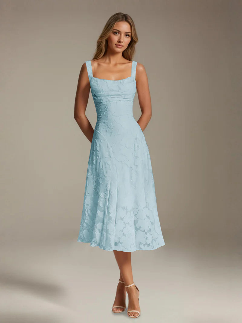Adena | Women's Floral Sleeveless Summer Midi Dress