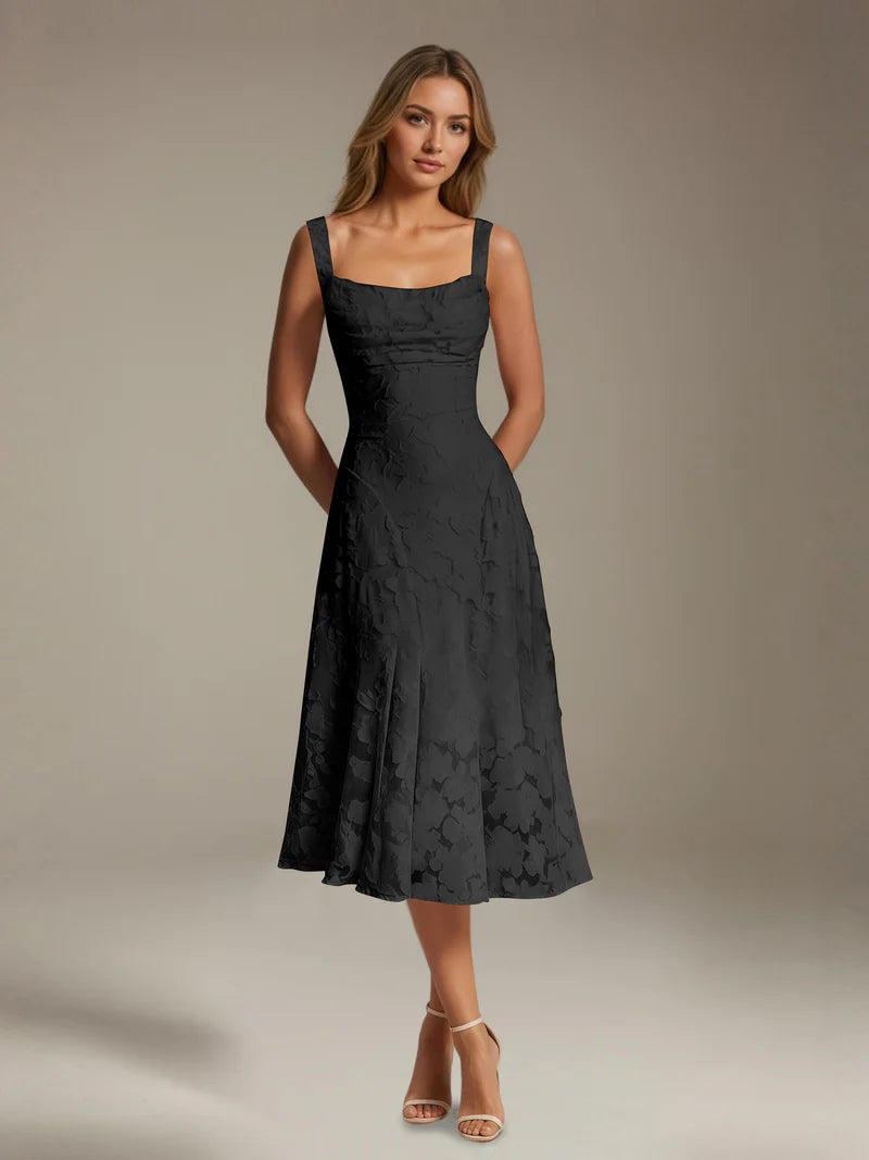 Adena | Women's Floral Sleeveless Summer Midi Dress
