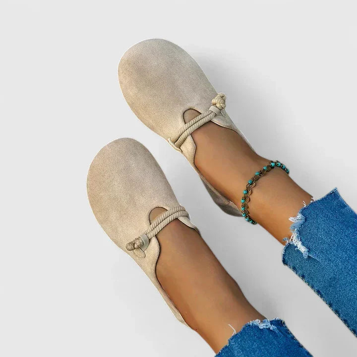 Agatha | Women’s Rope Knot Slip On Round Toe Loafers