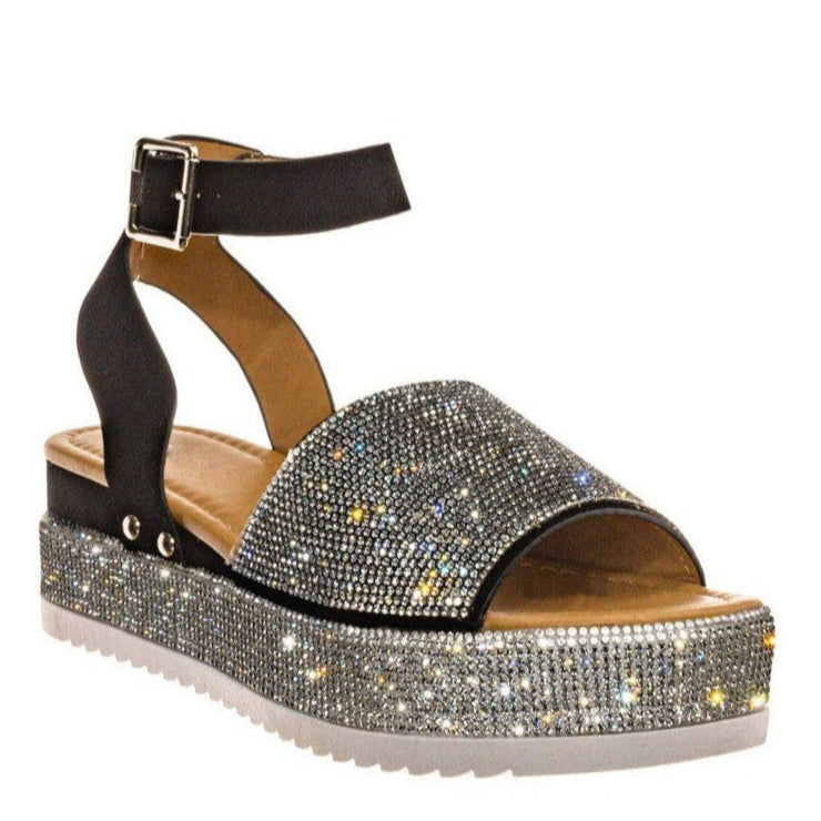 Agnieszka | Women's Platform Ankle Strap Open Toe Sandals