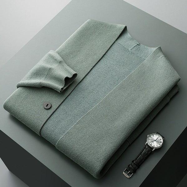 Aiden | Men’s Striped Pattern Open Front Cardigan