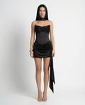 Ailish | Women's Draped Strapless Wedding Guest Mini Dress