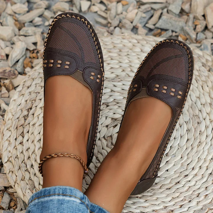Aimee | Women’s Slip On Round Toe Flats