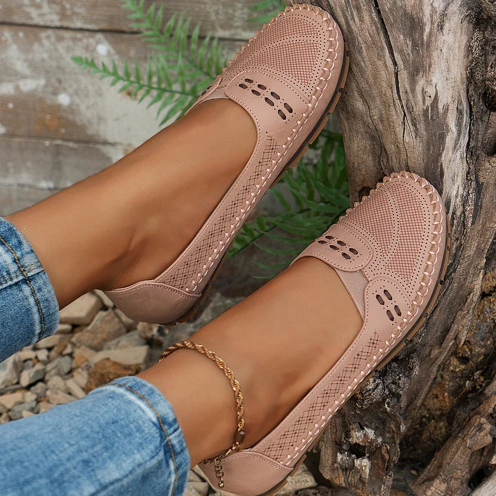 Aimee | Women’s Slip On Round Toe Flats