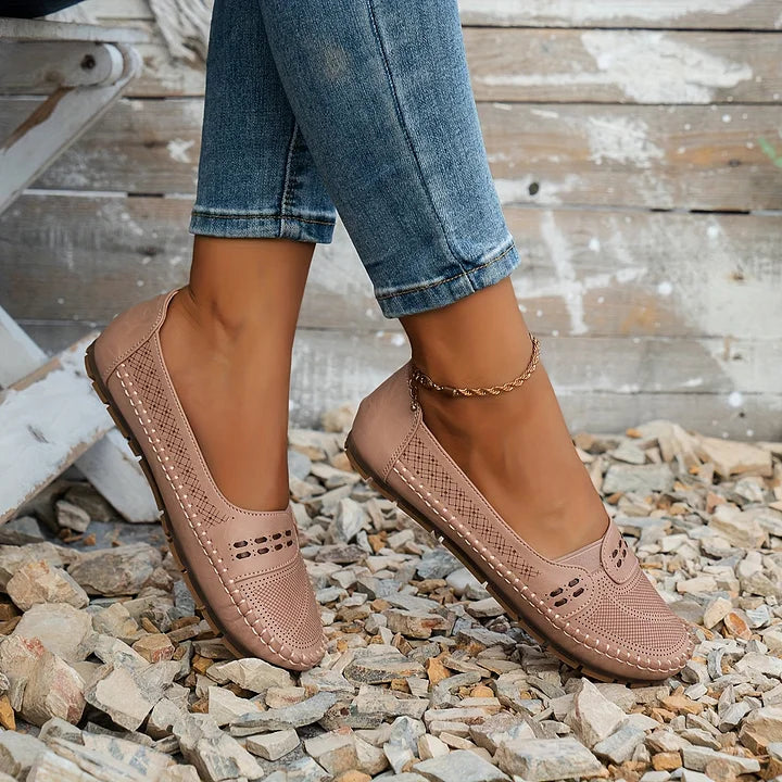 Aimee | Women’s Slip On Round Toe Flats