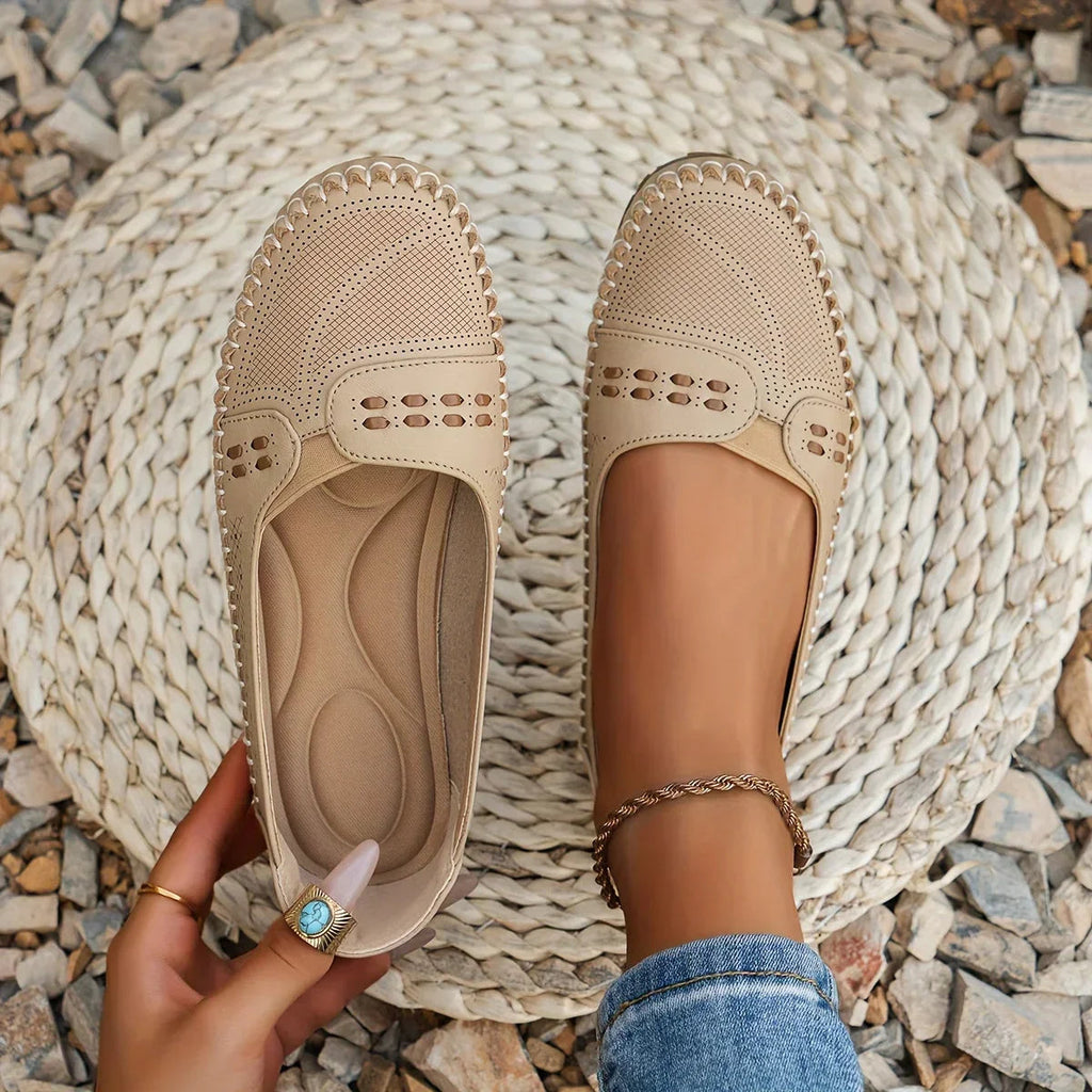 Aimee | Women’s Slip On Round Toe Flats