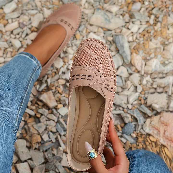 Aimee | Women’s Slip On Round Toe Flats