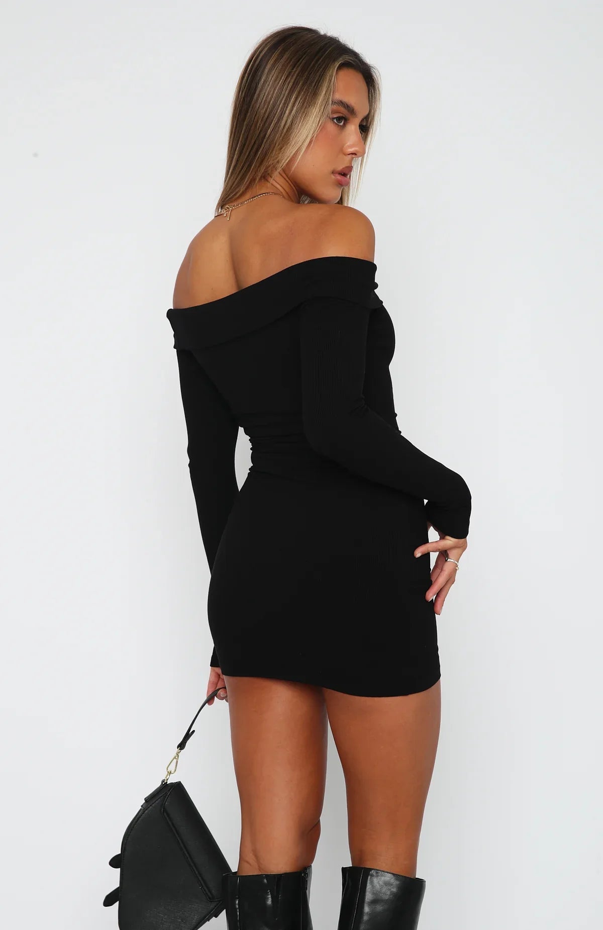 Aimie | Women’s Off Shoulder Bodycon Grad Party Mini Dress