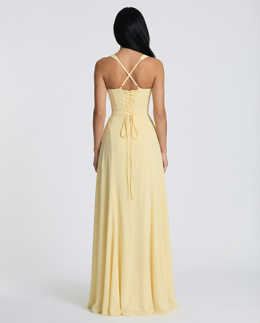 Akiko | Women's Sweetheart Neckline Maxi Wedding Guest Dress