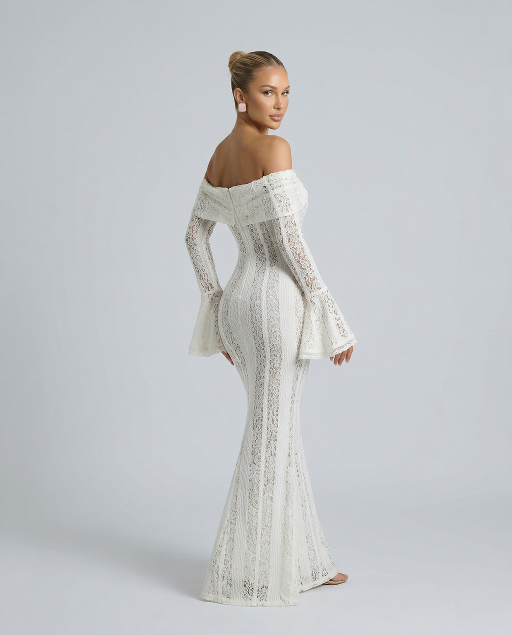 Akosua | Women's Long Sleeve Bodycon Wedding Guest Dress