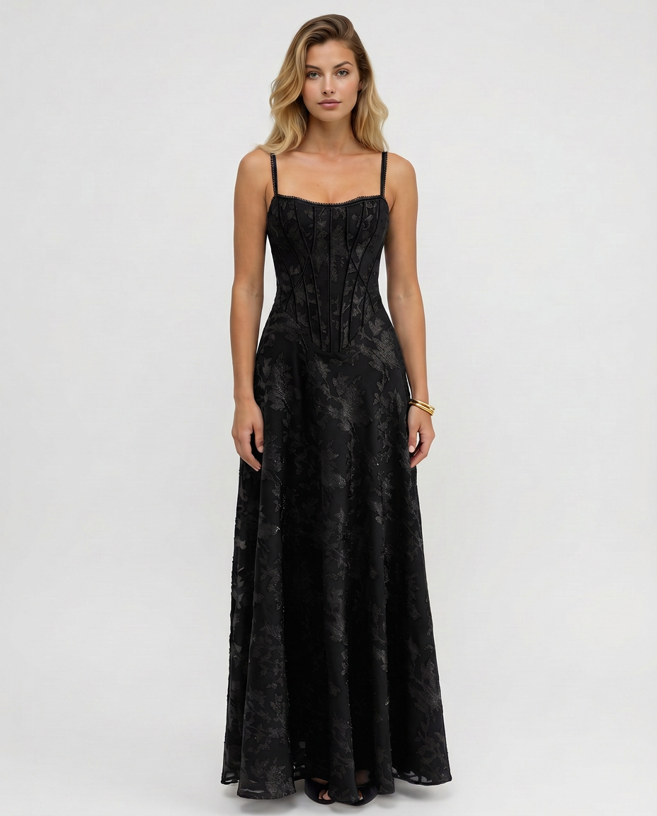 Alaia | Women's Flowy Fitted Sleeveless Wedding Guest Dress