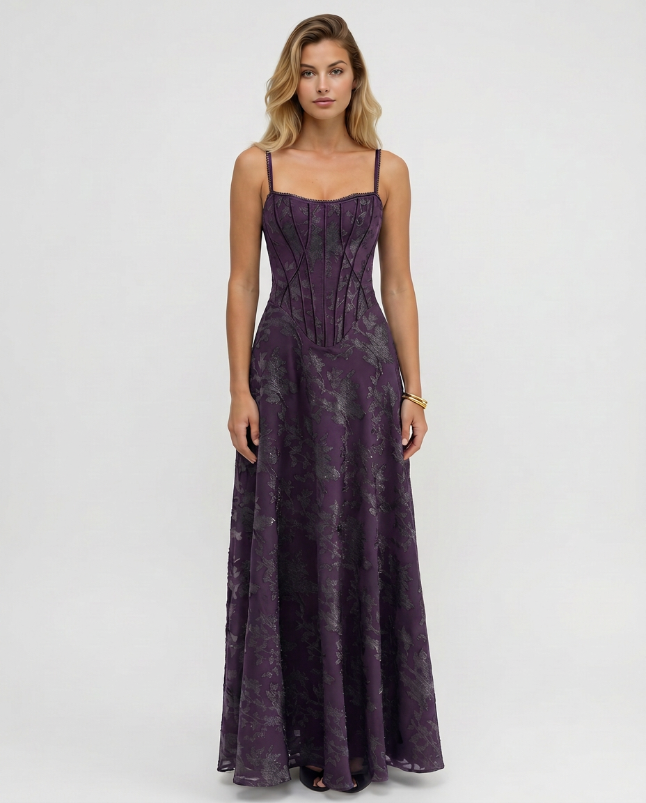 Alaia | Women's Flowy Fitted Sleeveless Wedding Guest Dress