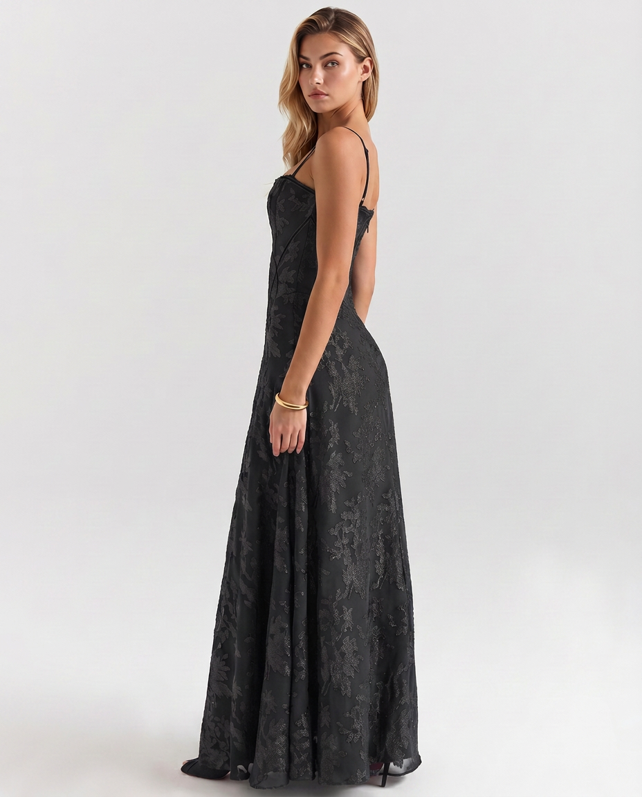 Alaia | Women's Flowy Fitted Sleeveless Wedding Guest Dress