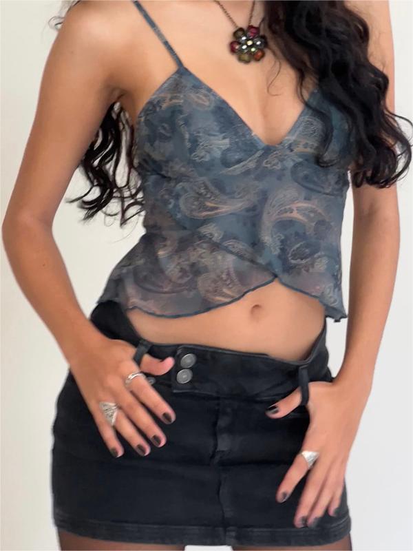 Alatau | Women's Asymmetrical V-Neck Summer Top