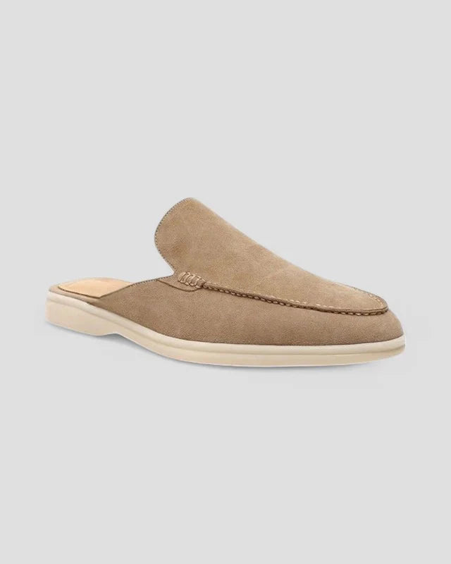 Albert | Men’s Round Toe Textured Slip On Mules