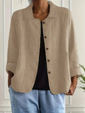 Alea | Women's Button Front Relaxed Fit Jacket
