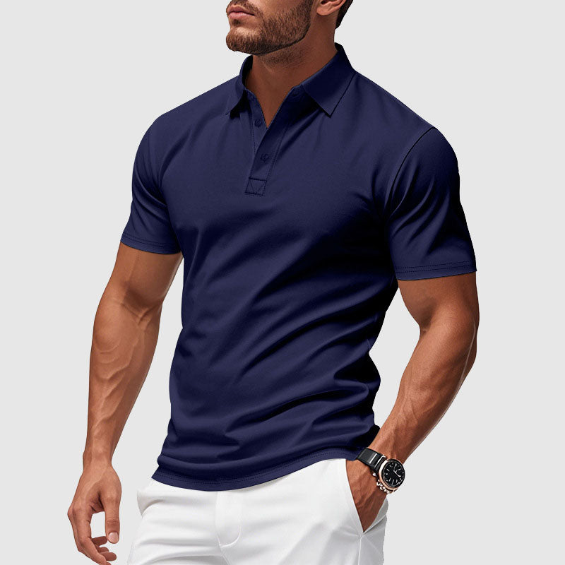 Allan | Men’s Short Sleeve Collared Polo Shirt