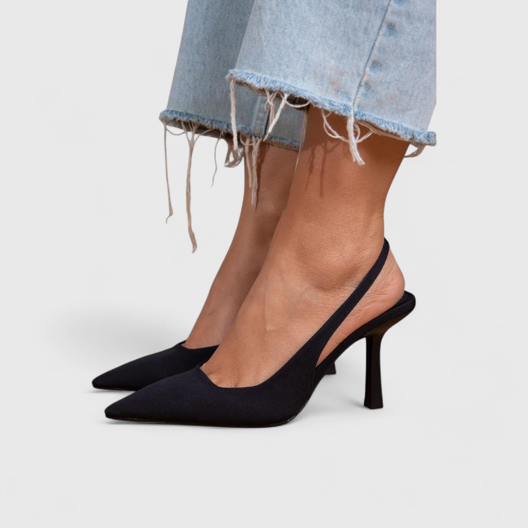 Allena | Women's Slingback Strap Pointed Toe High Heels