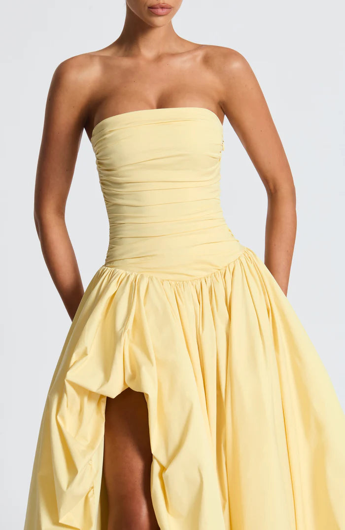 Natalia | Women's Sleeveless Puffball Flowy Wedding Guest Dress