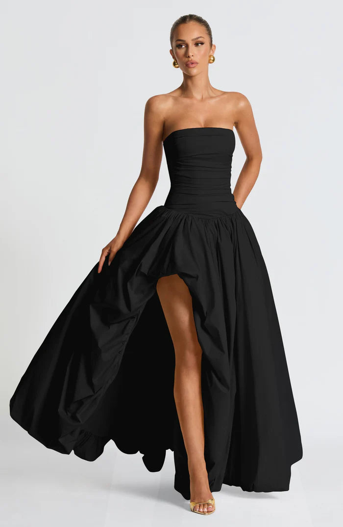 Natalia | Women's Sleeveless Puffball Flowy Wedding Guest Dress