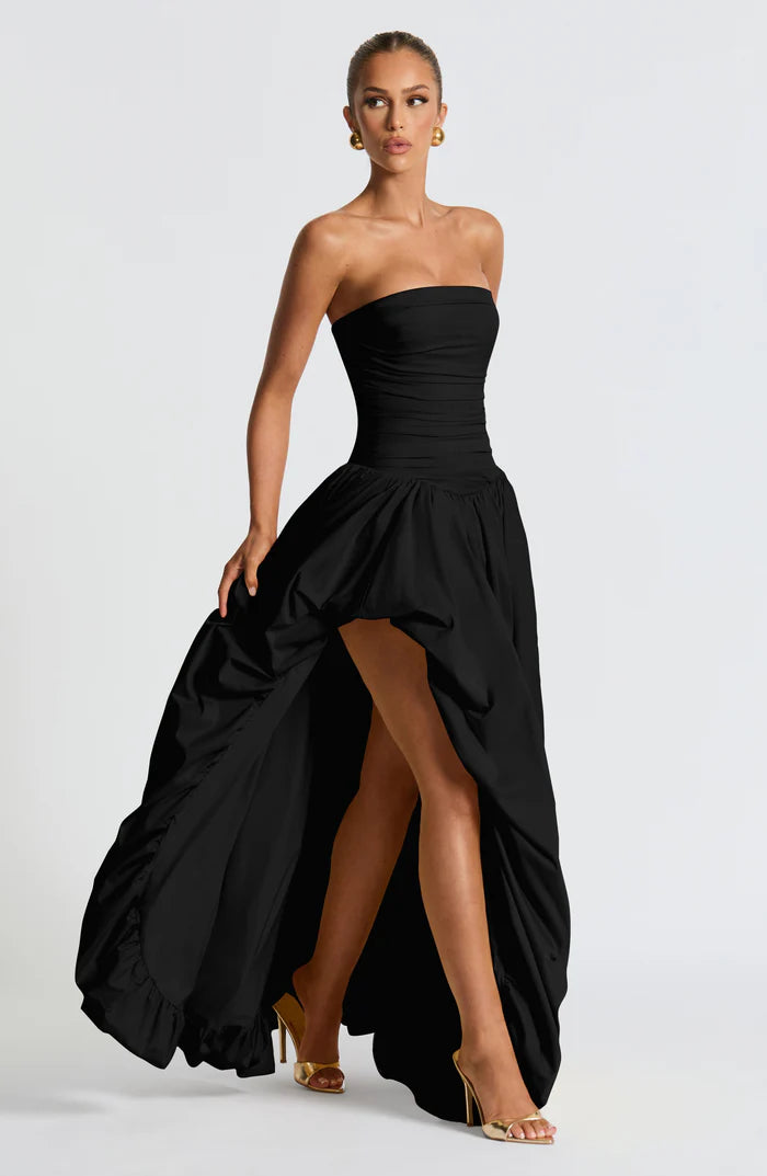 Natalia | Women's Sleeveless Puffball Flowy Wedding Guest Dress